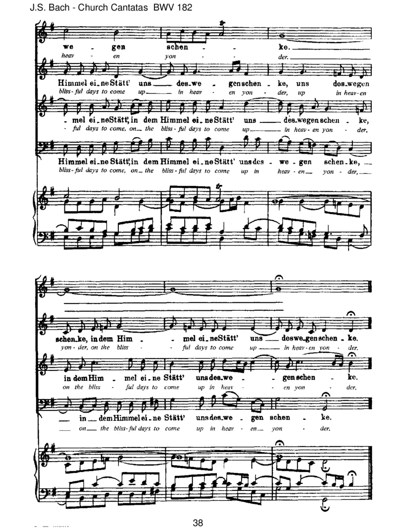 BWV182Himmelsk_nig,seiwilkommen_一万首著名钢琴曲谱哈农贝多芬合集视频教学电子版高清无水印可打印_1古典钢琴知名音乐家谱_巴赫钢琴谱全集_J.S巴赫作品全集_JohannSebastianBach(1685-1750)巴赫