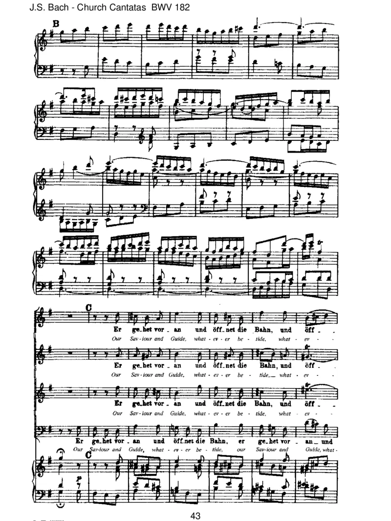 BWV182Himmelsk_nig,seiwilkommen_一万首著名钢琴曲谱哈农贝多芬合集视频教学电子版高清无水印可打印_1古典钢琴知名音乐家谱_巴赫钢琴谱全集_J.S巴赫作品全集_JohannSebastianBach(1685-1750)巴赫