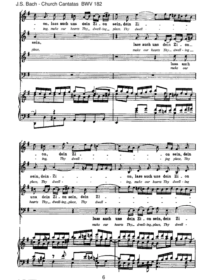 BWV182Himmelsk_nig,seiwilkommen_一万首著名钢琴曲谱哈农贝多芬合集视频教学电子版高清无水印可打印_1古典钢琴知名音乐家谱_巴赫钢琴谱全集_J.S巴赫作品全集_JohannSebastianBach(1685-1750)巴赫