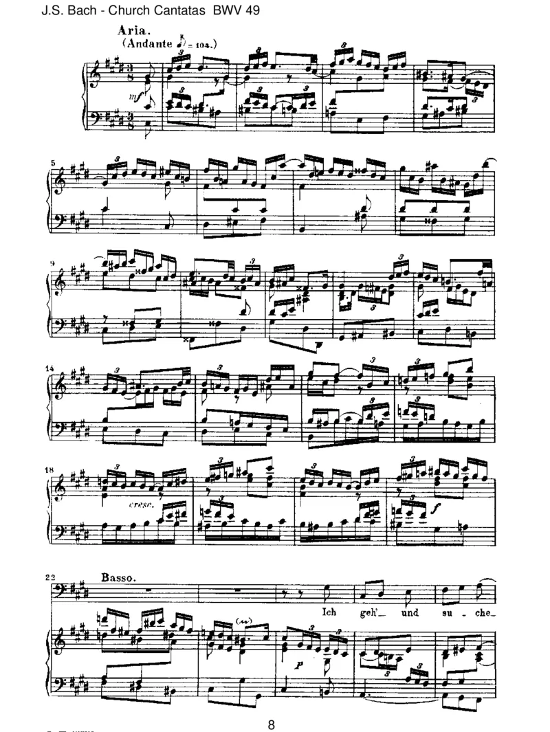 BWV49IchgehundsuchemitVerlangen_一万首著名钢琴曲谱哈农贝多芬合集视频教学电子版高清无水印可打印_1古典钢琴知名音乐家谱_巴赫钢琴谱全集_J.S巴赫作品全集