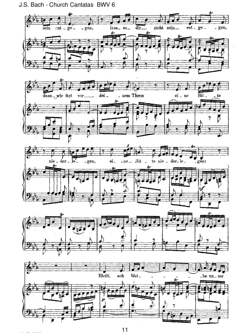 BWV6Bleibbeiuns,denneswillAbendwerden_一万首著名钢琴曲谱哈农贝多芬合集视频教学电子版高清无水印可打印_1古典钢琴知名音乐家谱_巴赫钢琴谱全集_J.S巴赫作品全集