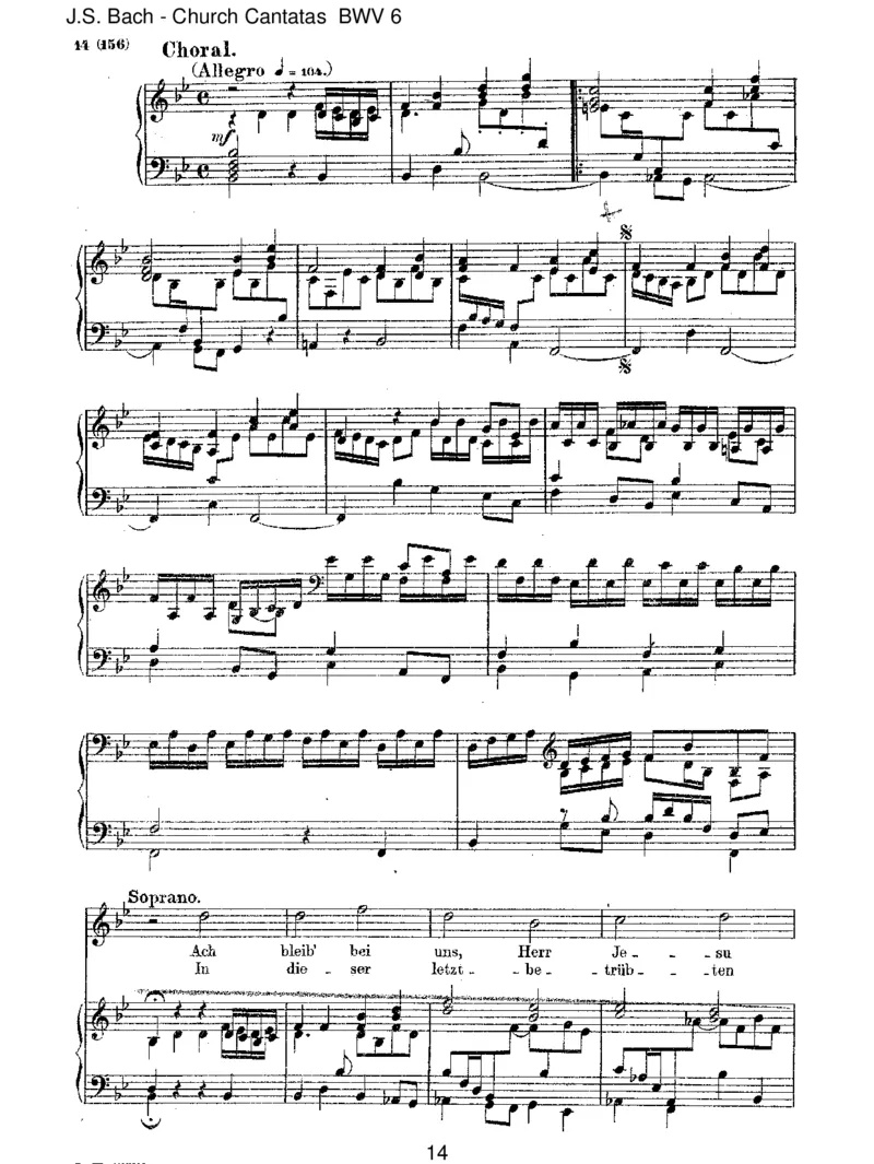 BWV6Bleibbeiuns,denneswillAbendwerden_一万首著名钢琴曲谱哈农贝多芬合集视频教学电子版高清无水印可打印_1古典钢琴知名音乐家谱_巴赫钢琴谱全集_J.S巴赫作品全集