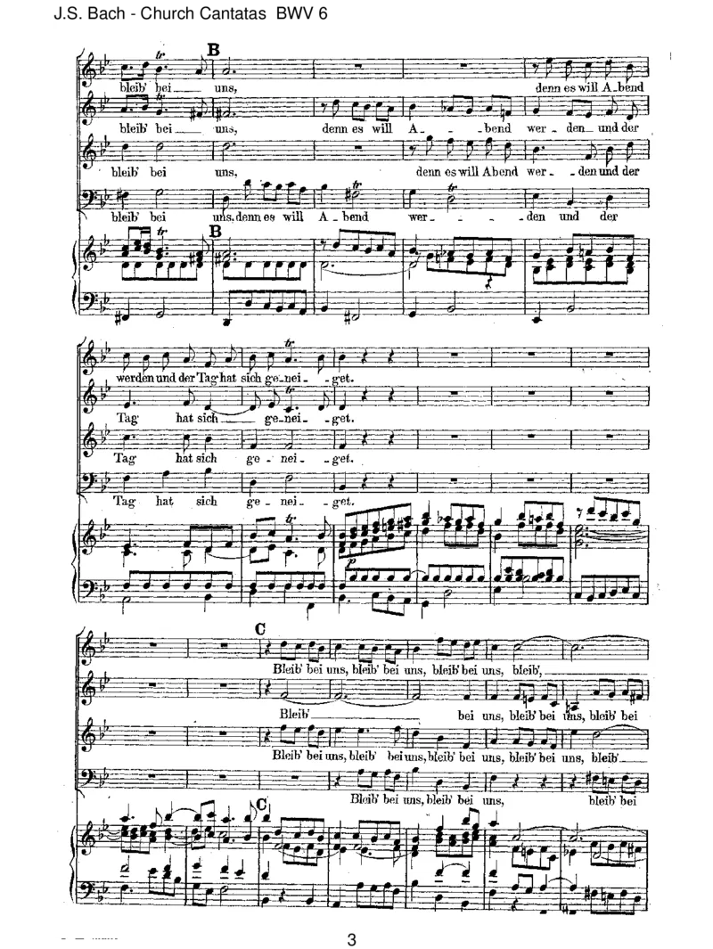 BWV6Bleibbeiuns,denneswillAbendwerden_一万首著名钢琴曲谱哈农贝多芬合集视频教学电子版高清无水印可打印_1古典钢琴知名音乐家谱_巴赫钢琴谱全集_J.S巴赫作品全集