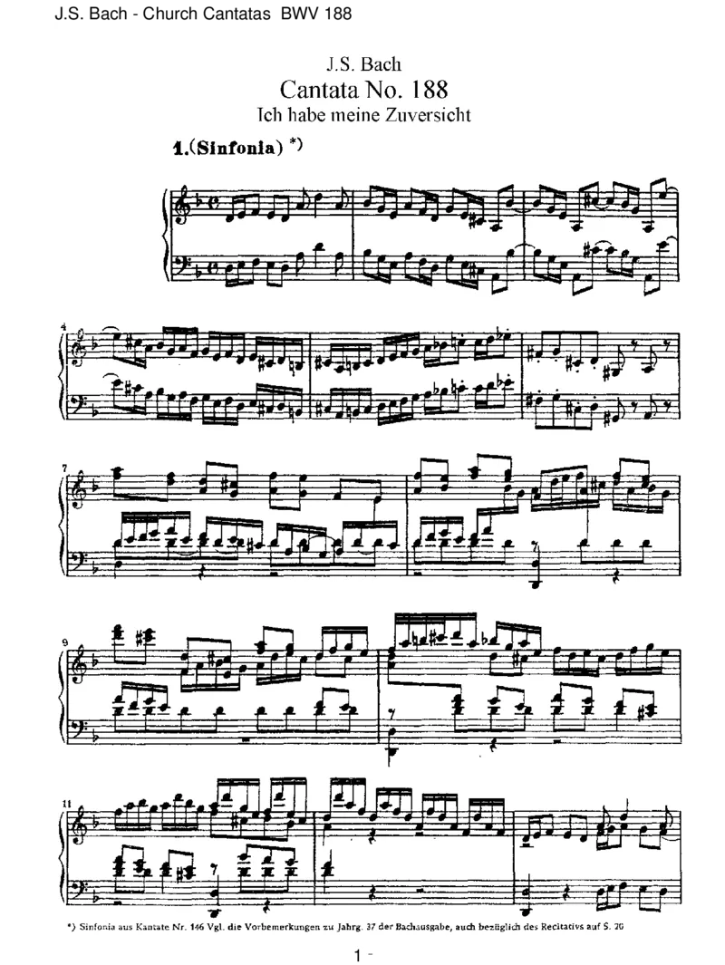 BWV188IchhabemeineZuversicht_一万首著名钢琴曲谱哈农贝多芬合集视频教学电子版高清无水印可打印_1古典钢琴知名音乐家谱_巴赫钢琴谱全集_J.S巴赫作品全集_JohannSebastianBach(1685-1750)巴赫