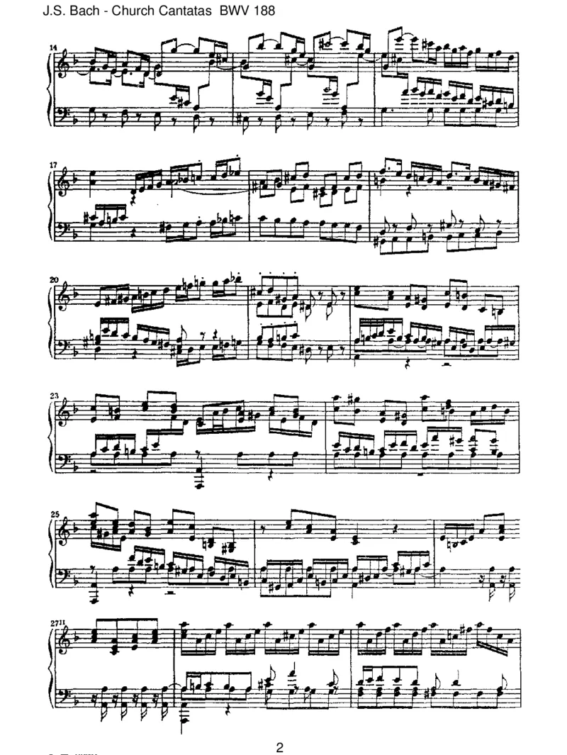 BWV188IchhabemeineZuversicht_一万首著名钢琴曲谱哈农贝多芬合集视频教学电子版高清无水印可打印_1古典钢琴知名音乐家谱_巴赫钢琴谱全集_J.S巴赫作品全集_JohannSebastianBach(1685-1750)巴赫