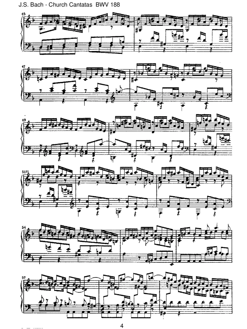 BWV188IchhabemeineZuversicht_一万首著名钢琴曲谱哈农贝多芬合集视频教学电子版高清无水印可打印_1古典钢琴知名音乐家谱_巴赫钢琴谱全集_J.S巴赫作品全集_JohannSebastianBach(1685-1750)巴赫