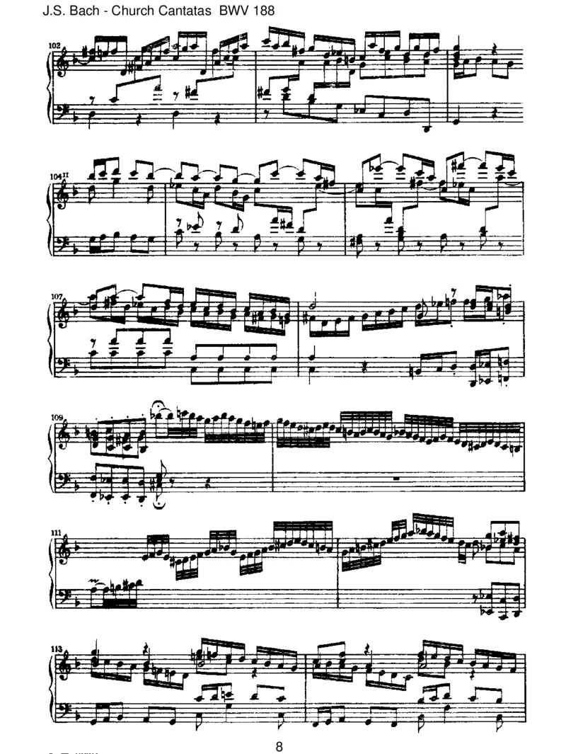 BWV188IchhabemeineZuversicht_一万首著名钢琴曲谱哈农贝多芬合集视频教学电子版高清无水印可打印_1古典钢琴知名音乐家谱_巴赫钢琴谱全集_J.S巴赫作品全集_JohannSebastianBach(1685-1750)巴赫