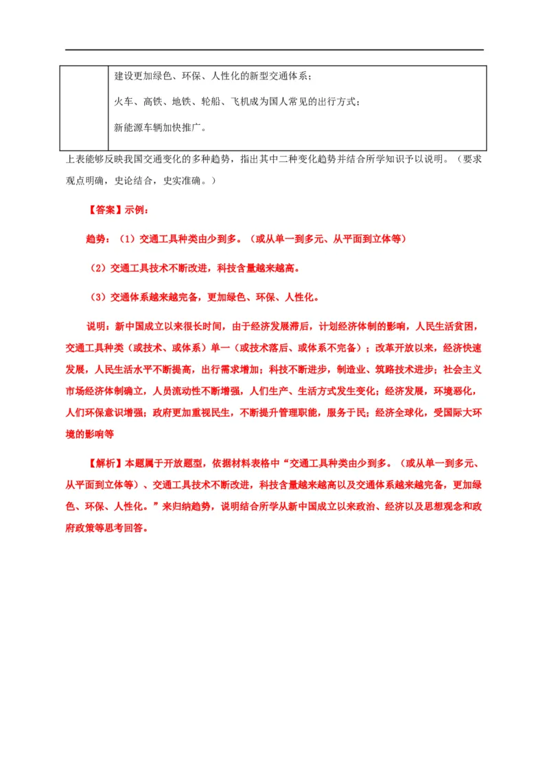 第五单元交通与社会变迁（基础过关）-高二历史单元测试定心卷（选择性必修2经济与社会生活）（解析版）_E015高中全科试卷_历史试题_选修2_人教版历史选修二同步练习（042份）