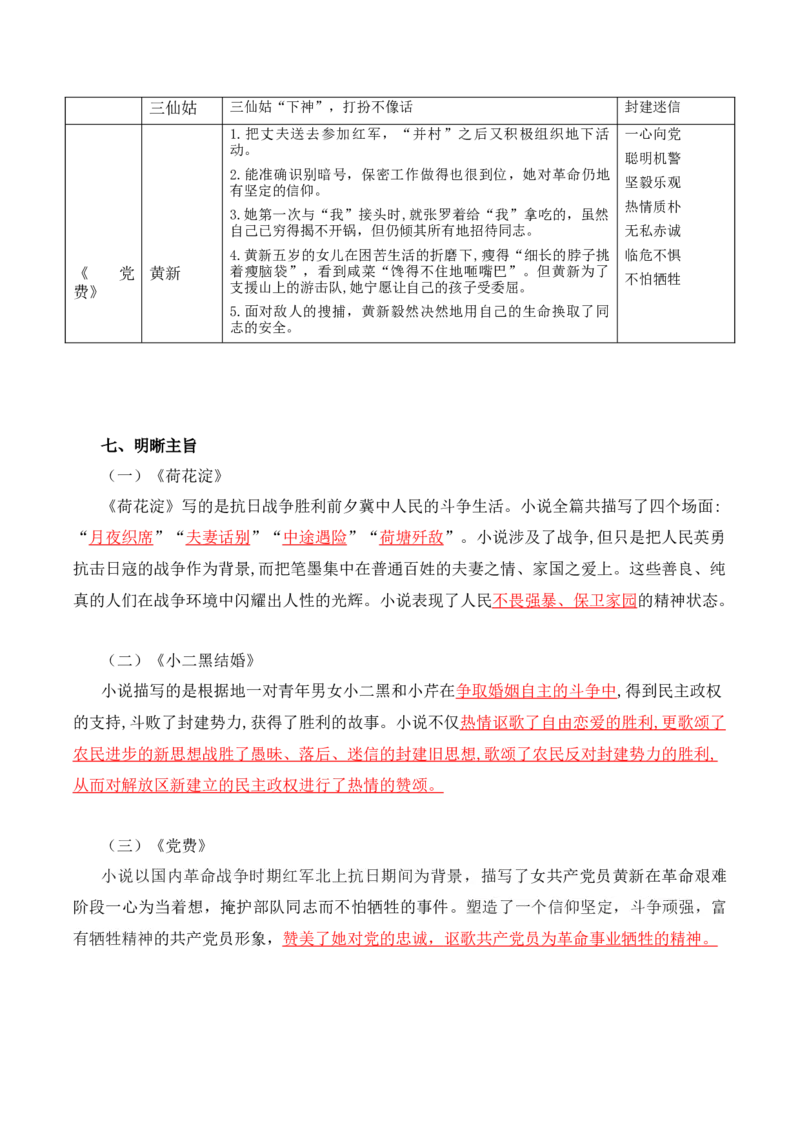 第2单元铭记革命历程感悟民族苦难与新生（教师版）-高二语文同步必背知识清单（统编版选择性必修中册）_E015高中全科试卷_语文试题_选修中_4.新版高中语文试卷选择性必修中册
