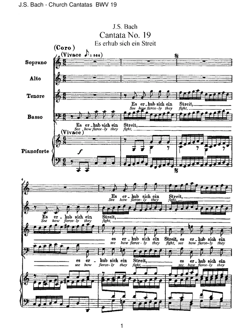 BWV19EserhubsicheinStreit(afterPicander)_一万首著名钢琴曲谱哈农贝多芬合集视频教学电子版高清无水印可打印_1古典钢琴知名音乐家谱_巴赫钢琴谱全集_J.S巴赫作品全集