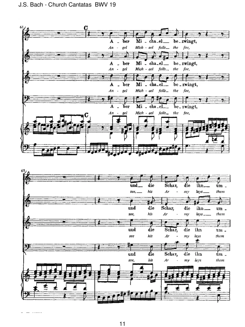 BWV19EserhubsicheinStreit(afterPicander)_一万首著名钢琴曲谱哈农贝多芬合集视频教学电子版高清无水印可打印_1古典钢琴知名音乐家谱_巴赫钢琴谱全集_J.S巴赫作品全集