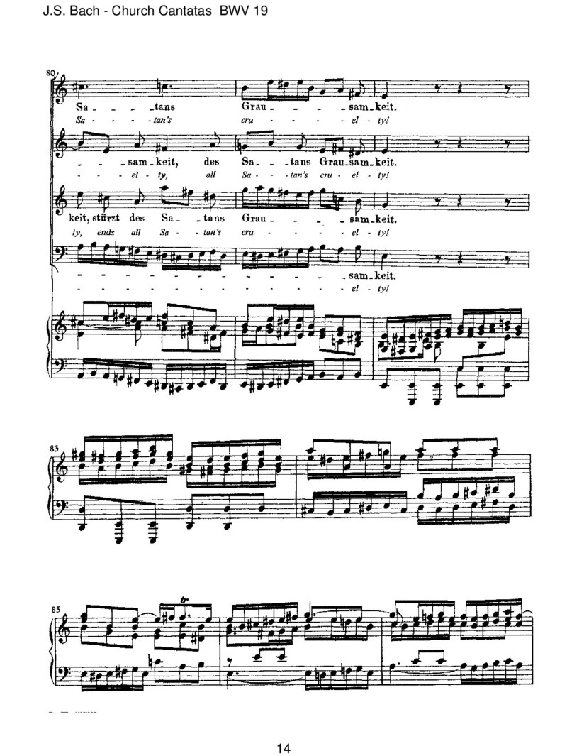 BWV19EserhubsicheinStreit(afterPicander)_一万首著名钢琴曲谱哈农贝多芬合集视频教学电子版高清无水印可打印_1古典钢琴知名音乐家谱_巴赫钢琴谱全集_J.S巴赫作品全集