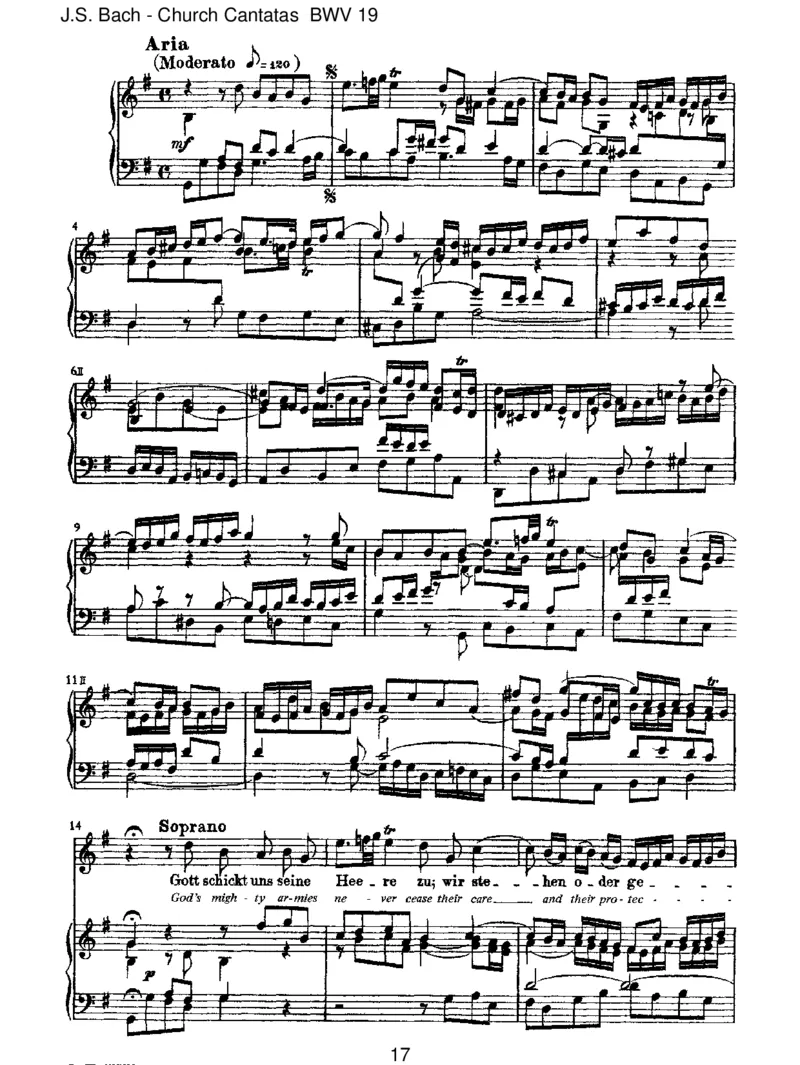 BWV19EserhubsicheinStreit(afterPicander)_一万首著名钢琴曲谱哈农贝多芬合集视频教学电子版高清无水印可打印_1古典钢琴知名音乐家谱_巴赫钢琴谱全集_J.S巴赫作品全集