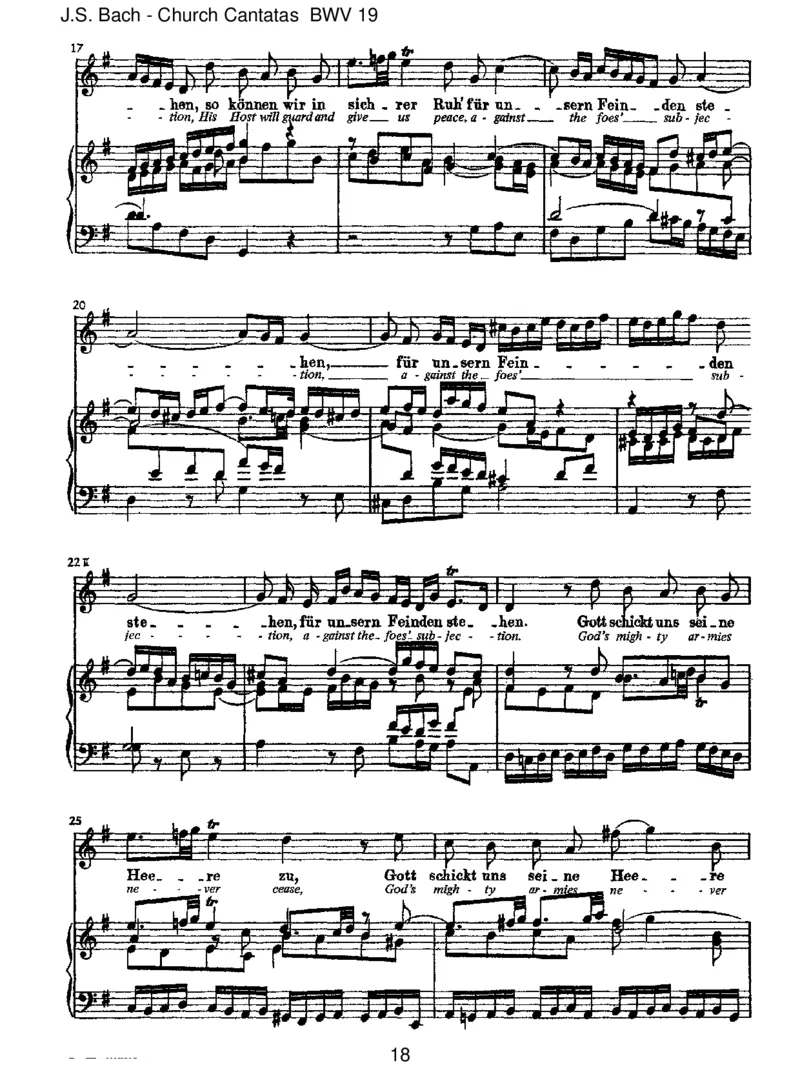 BWV19EserhubsicheinStreit(afterPicander)_一万首著名钢琴曲谱哈农贝多芬合集视频教学电子版高清无水印可打印_1古典钢琴知名音乐家谱_巴赫钢琴谱全集_J.S巴赫作品全集