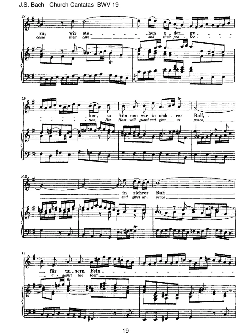 BWV19EserhubsicheinStreit(afterPicander)_一万首著名钢琴曲谱哈农贝多芬合集视频教学电子版高清无水印可打印_1古典钢琴知名音乐家谱_巴赫钢琴谱全集_J.S巴赫作品全集