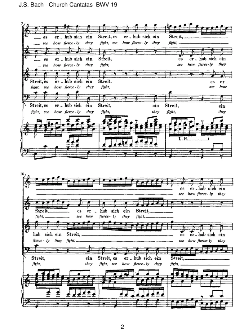 BWV19EserhubsicheinStreit(afterPicander)_一万首著名钢琴曲谱哈农贝多芬合集视频教学电子版高清无水印可打印_1古典钢琴知名音乐家谱_巴赫钢琴谱全集_J.S巴赫作品全集