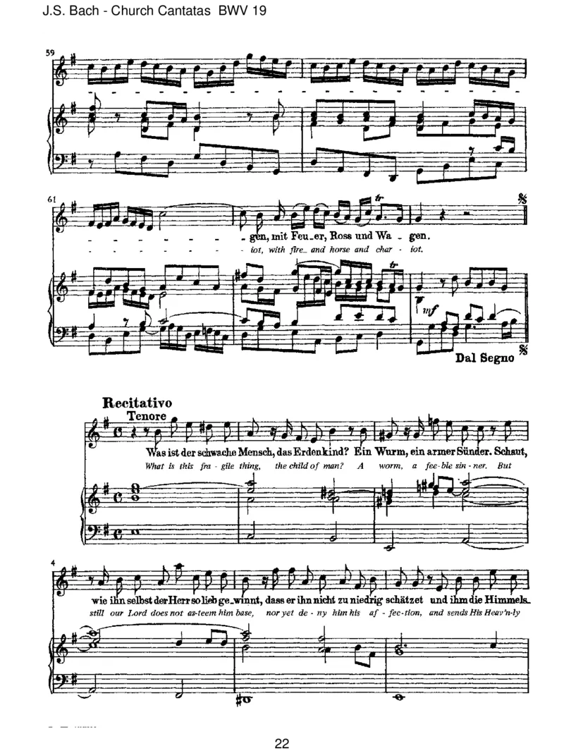 BWV19EserhubsicheinStreit(afterPicander)_一万首著名钢琴曲谱哈农贝多芬合集视频教学电子版高清无水印可打印_1古典钢琴知名音乐家谱_巴赫钢琴谱全集_J.S巴赫作品全集