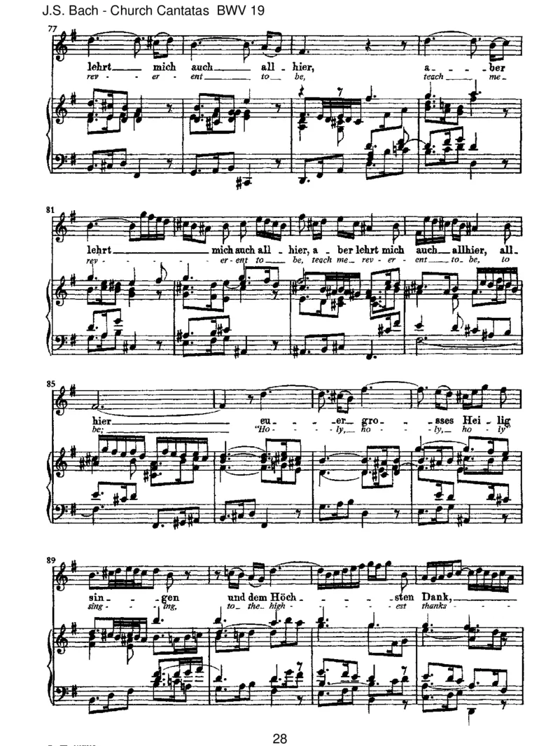 BWV19EserhubsicheinStreit(afterPicander)_一万首著名钢琴曲谱哈农贝多芬合集视频教学电子版高清无水印可打印_1古典钢琴知名音乐家谱_巴赫钢琴谱全集_J.S巴赫作品全集