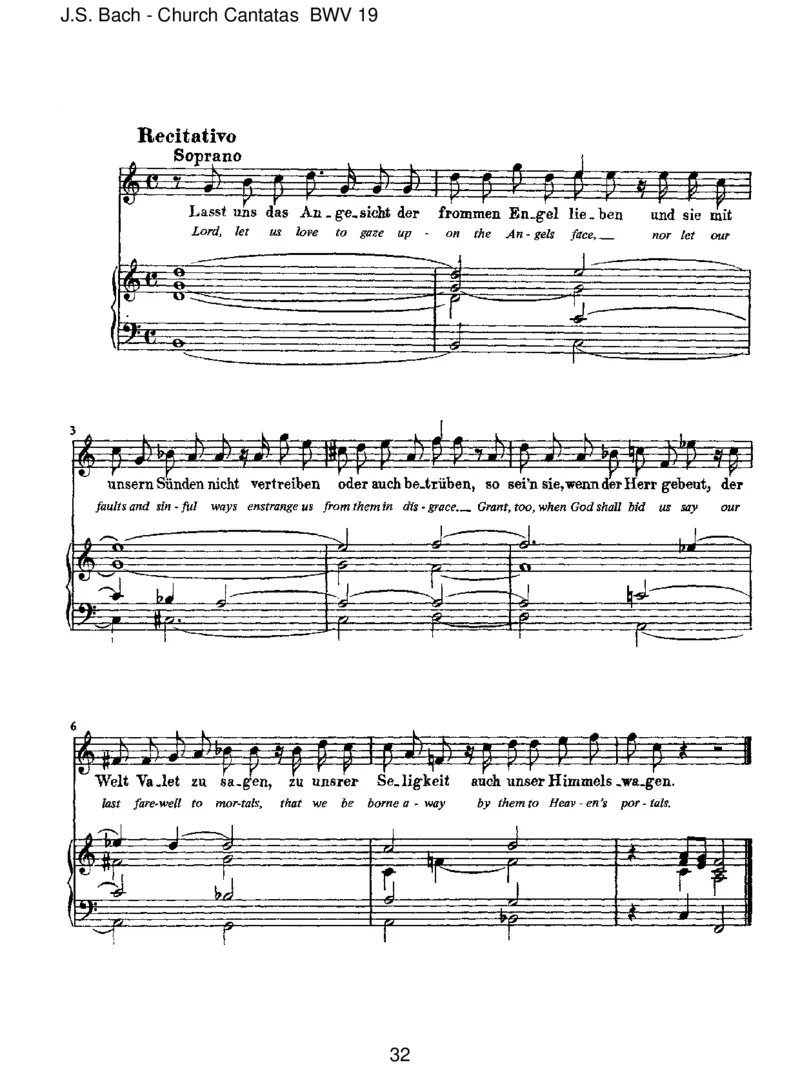 BWV19EserhubsicheinStreit(afterPicander)_一万首著名钢琴曲谱哈农贝多芬合集视频教学电子版高清无水印可打印_1古典钢琴知名音乐家谱_巴赫钢琴谱全集_J.S巴赫作品全集