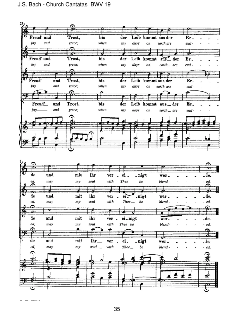 BWV19EserhubsicheinStreit(afterPicander)_一万首著名钢琴曲谱哈农贝多芬合集视频教学电子版高清无水印可打印_1古典钢琴知名音乐家谱_巴赫钢琴谱全集_J.S巴赫作品全集