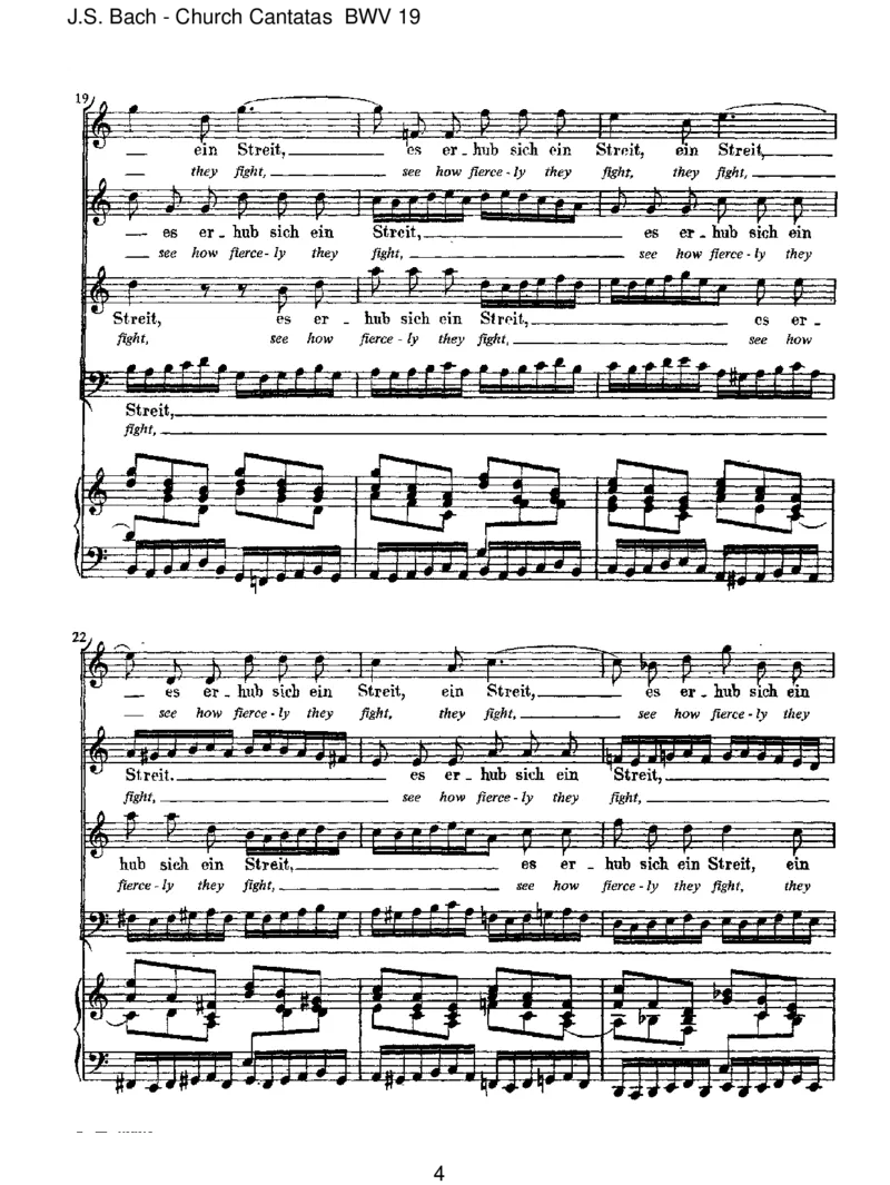BWV19EserhubsicheinStreit(afterPicander)_一万首著名钢琴曲谱哈农贝多芬合集视频教学电子版高清无水印可打印_1古典钢琴知名音乐家谱_巴赫钢琴谱全集_J.S巴赫作品全集
