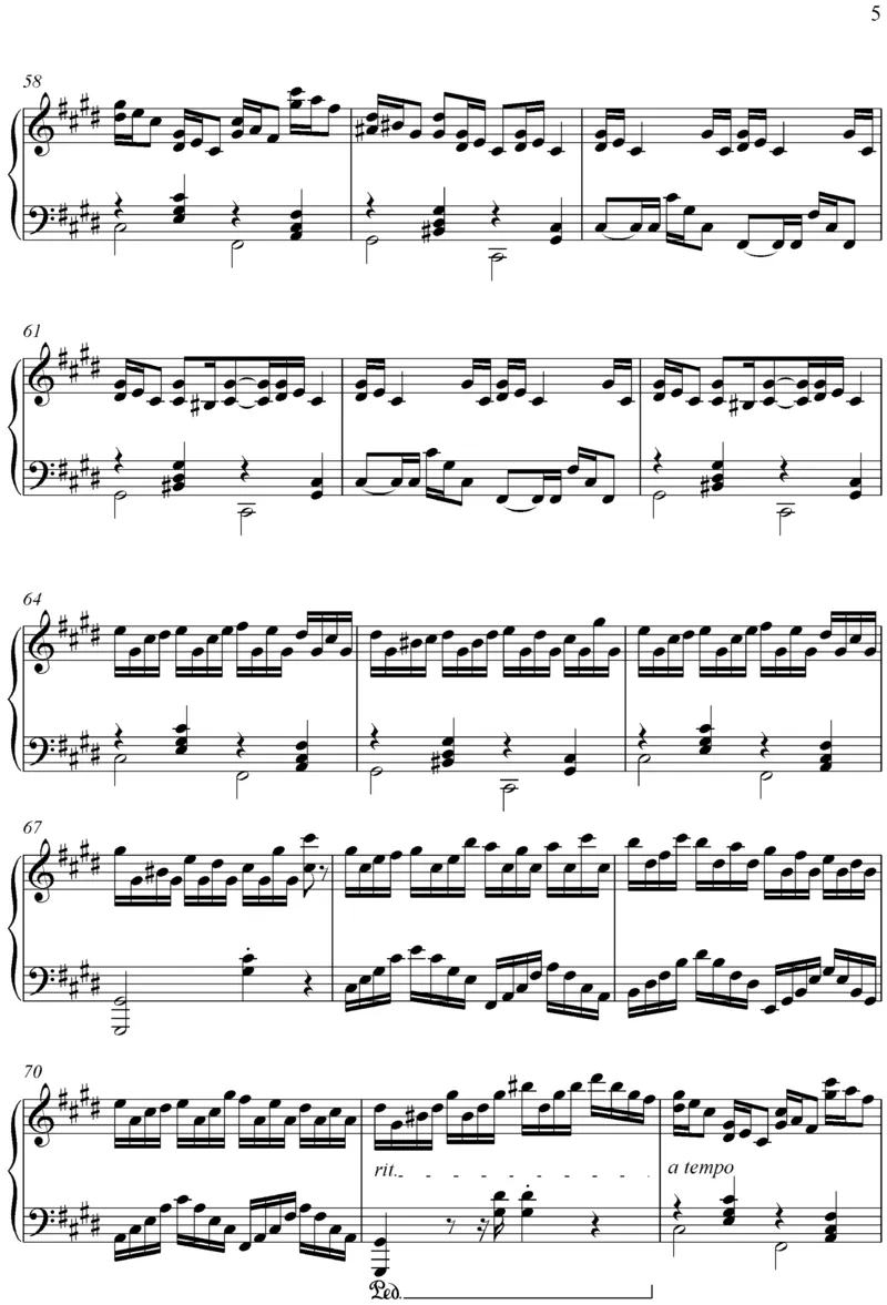 croatianrhapsody克罗地亚狂想曲_一万首著名钢琴曲谱哈农贝多芬合集视频教学电子版高清无水印可打印_02现代钢琴谱合集_马克西姆钢琴谱全集