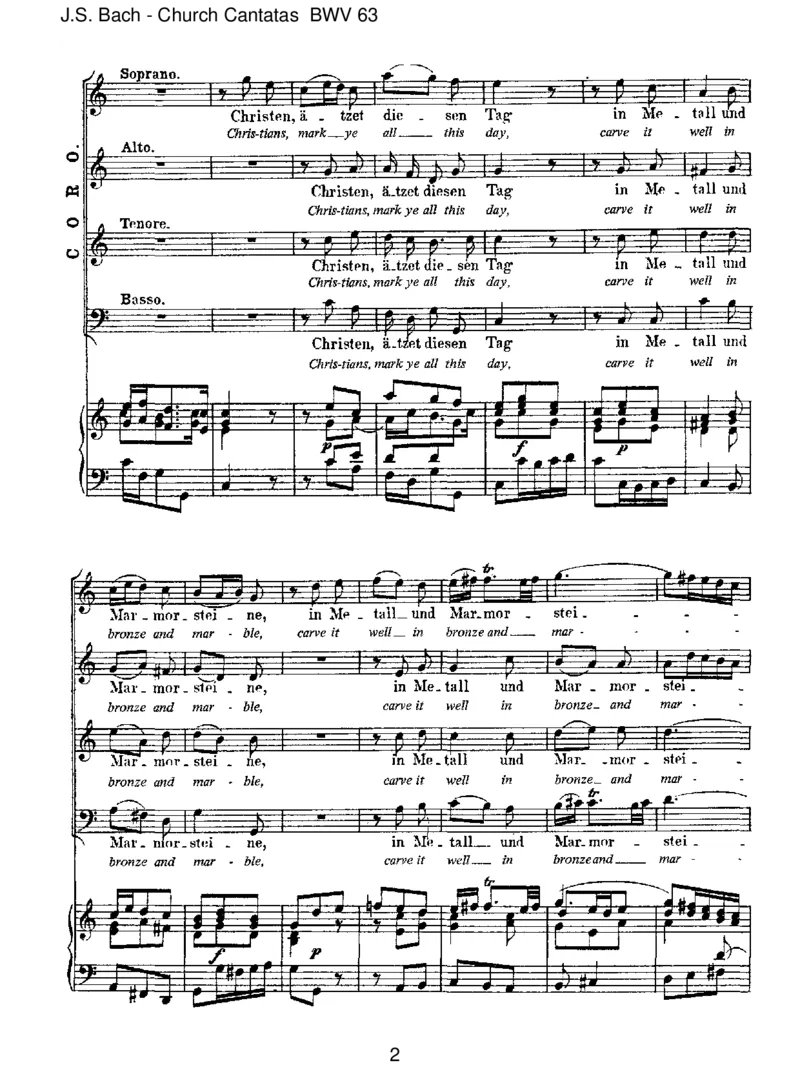 BWV63Christen,_tzetdiesenTag_一万首著名钢琴曲谱哈农贝多芬合集视频教学电子版高清无水印可打印_1古典钢琴知名音乐家谱_巴赫钢琴谱全集_J.S巴赫作品全集_JohannSebastianBach(1685-1750)巴赫