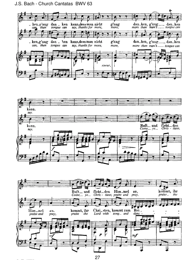 BWV63Christen,_tzetdiesenTag_一万首著名钢琴曲谱哈农贝多芬合集视频教学电子版高清无水印可打印_1古典钢琴知名音乐家谱_巴赫钢琴谱全集_J.S巴赫作品全集_JohannSebastianBach(1685-1750)巴赫