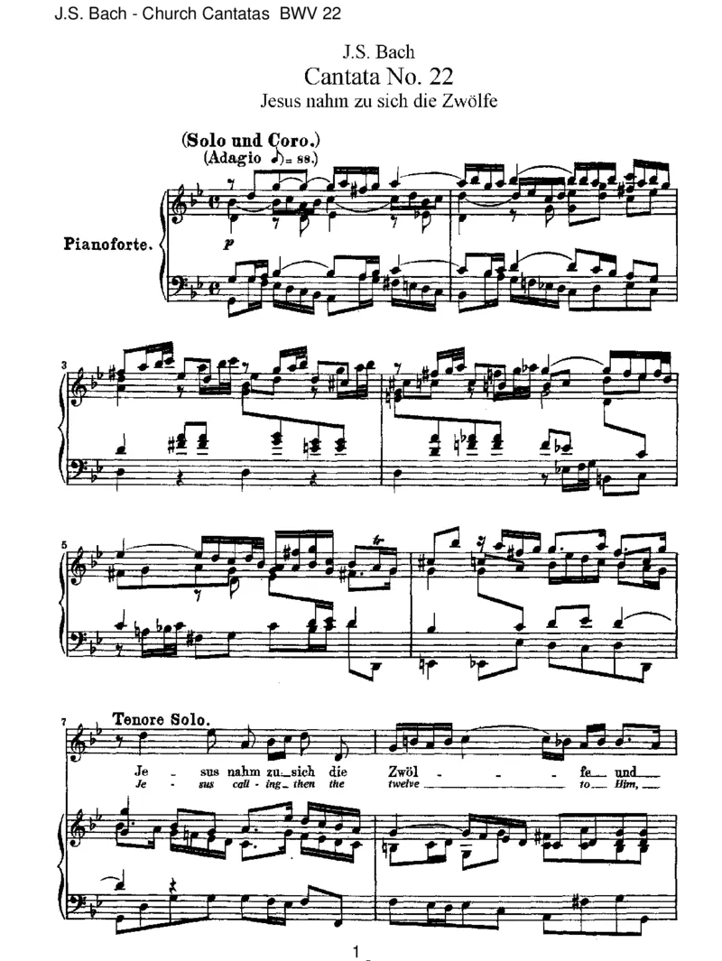 BWV22JesusnahmzusichdieZw_lfe_一万首著名钢琴曲谱哈农贝多芬合集视频教学电子版高清无水印可打印_1古典钢琴知名音乐家谱_巴赫钢琴谱全集_J.S巴赫作品全集_JohannSebastianBach(1685-1750)巴赫