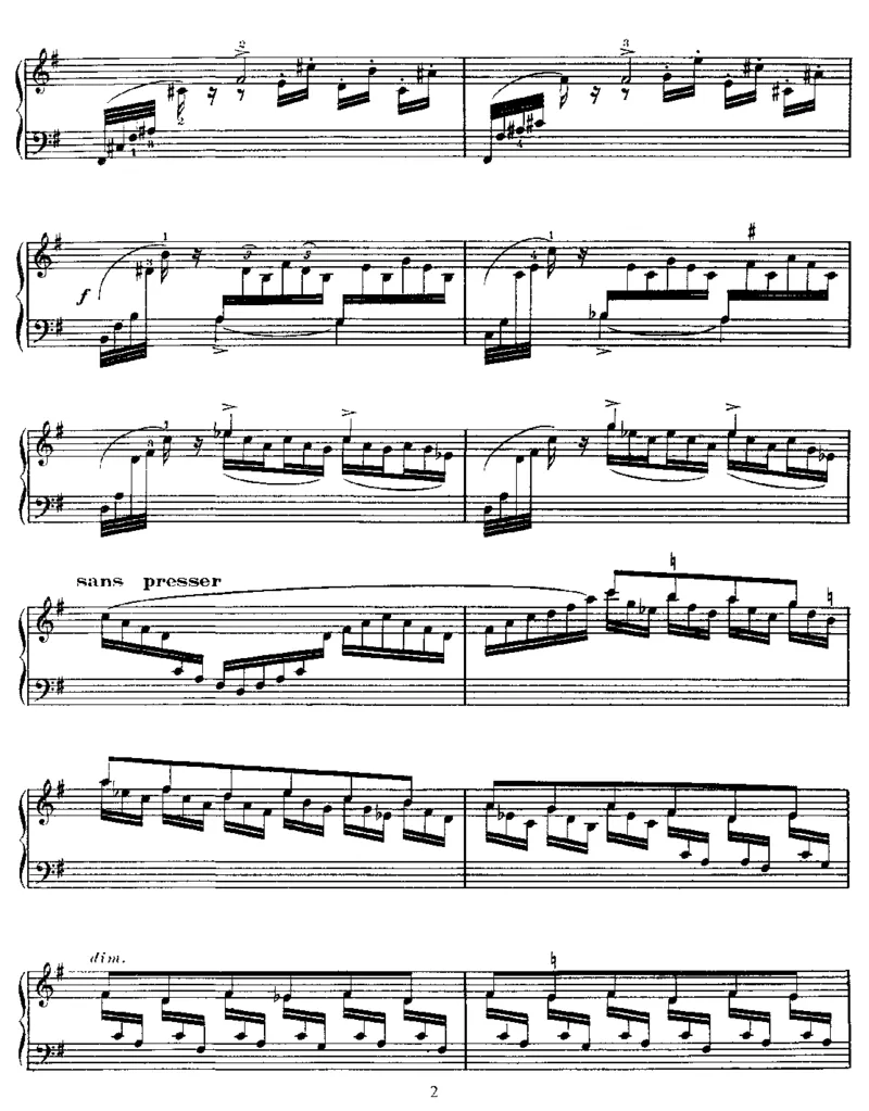 6EtudesfortheLeftHand,Op135_一万首著名钢琴曲谱哈农贝多芬合集视频教学电子版高清无水印可打印_1古典钢琴知名音乐家谱_圣桑钢琴谱全集_练习曲