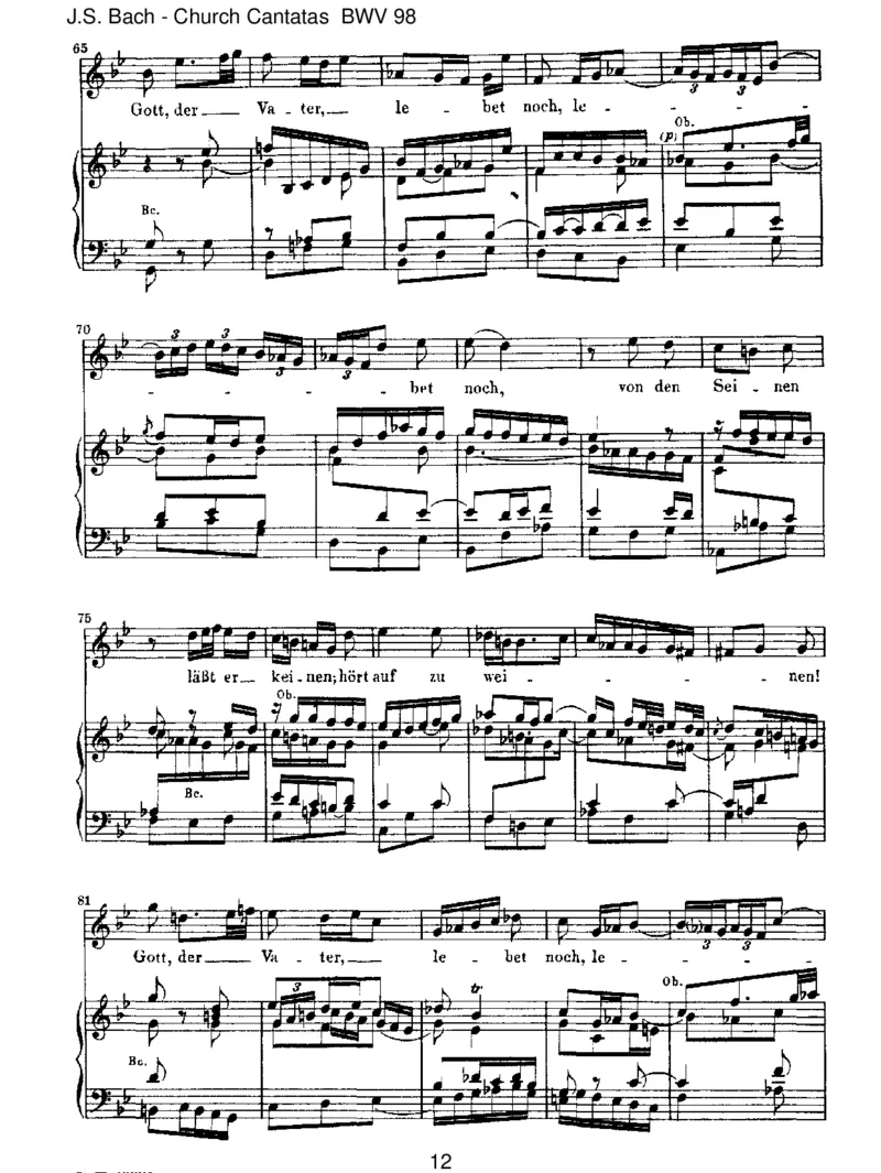 BWV98WasGotttut,dasistwohlgetan_一万首著名钢琴曲谱哈农贝多芬合集视频教学电子版高清无水印可打印_1古典钢琴知名音乐家谱_巴赫钢琴谱全集_J.S巴赫作品全集