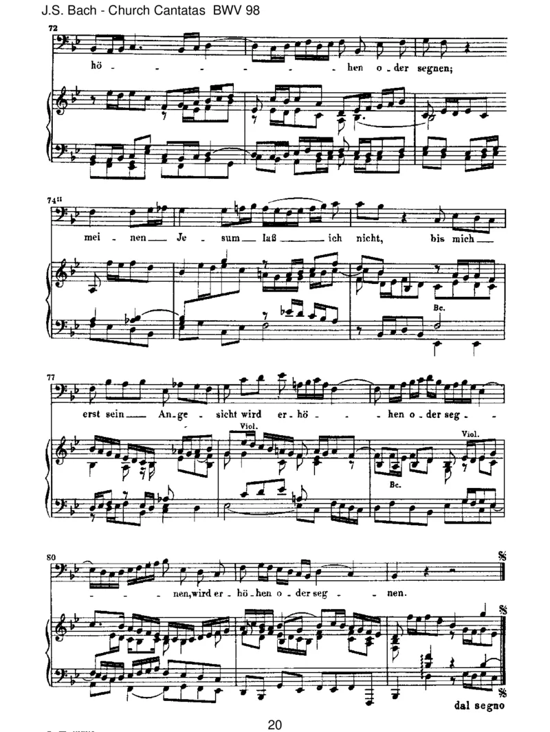 BWV98WasGotttut,dasistwohlgetan_一万首著名钢琴曲谱哈农贝多芬合集视频教学电子版高清无水印可打印_1古典钢琴知名音乐家谱_巴赫钢琴谱全集_J.S巴赫作品全集