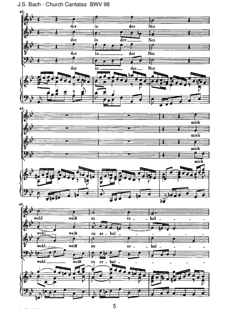 BWV98WasGotttut,dasistwohlgetan_一万首著名钢琴曲谱哈农贝多芬合集视频教学电子版高清无水印可打印_1古典钢琴知名音乐家谱_巴赫钢琴谱全集_J.S巴赫作品全集