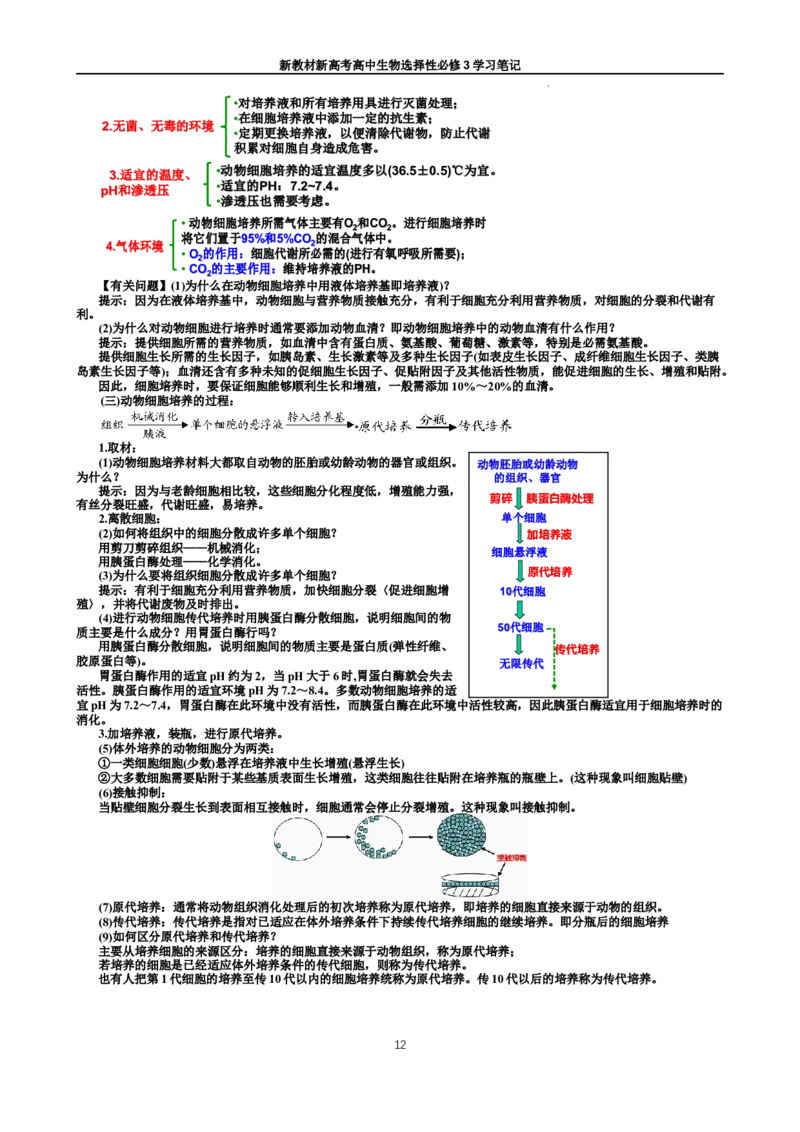 选择性必修3知识总结高二下学期生物人教版选择性必修3_E015高中全科试卷_生物试题_选修3_5.知识汇总