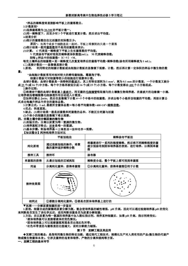 选择性必修3知识总结高二下学期生物人教版选择性必修3_E015高中全科试卷_生物试题_选修3_5.知识汇总