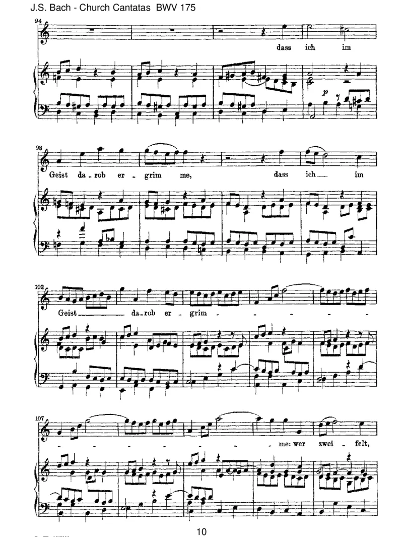 BWV175ErrufetseinenSchafenmitNamen_一万首著名钢琴曲谱哈农贝多芬合集视频教学电子版高清无水印可打印_1古典钢琴知名音乐家谱_巴赫钢琴谱全集_J.S巴赫作品全集