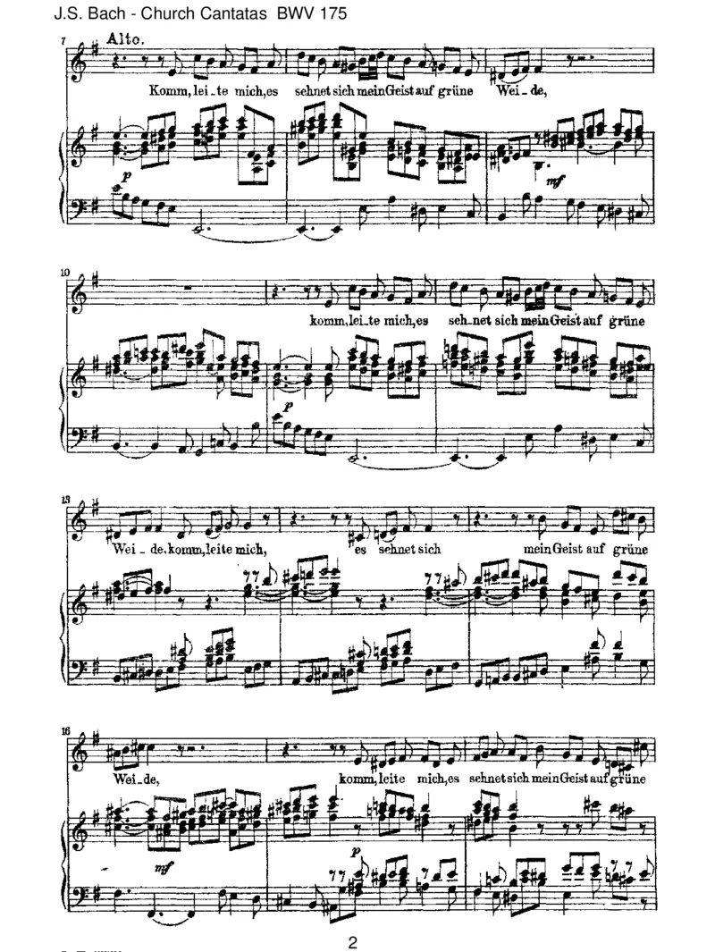 BWV175ErrufetseinenSchafenmitNamen_一万首著名钢琴曲谱哈农贝多芬合集视频教学电子版高清无水印可打印_1古典钢琴知名音乐家谱_巴赫钢琴谱全集_J.S巴赫作品全集