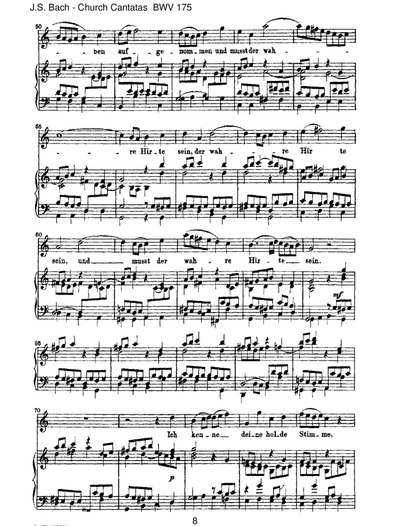 BWV175ErrufetseinenSchafenmitNamen_一万首著名钢琴曲谱哈农贝多芬合集视频教学电子版高清无水印可打印_1古典钢琴知名音乐家谱_巴赫钢琴谱全集_J.S巴赫作品全集