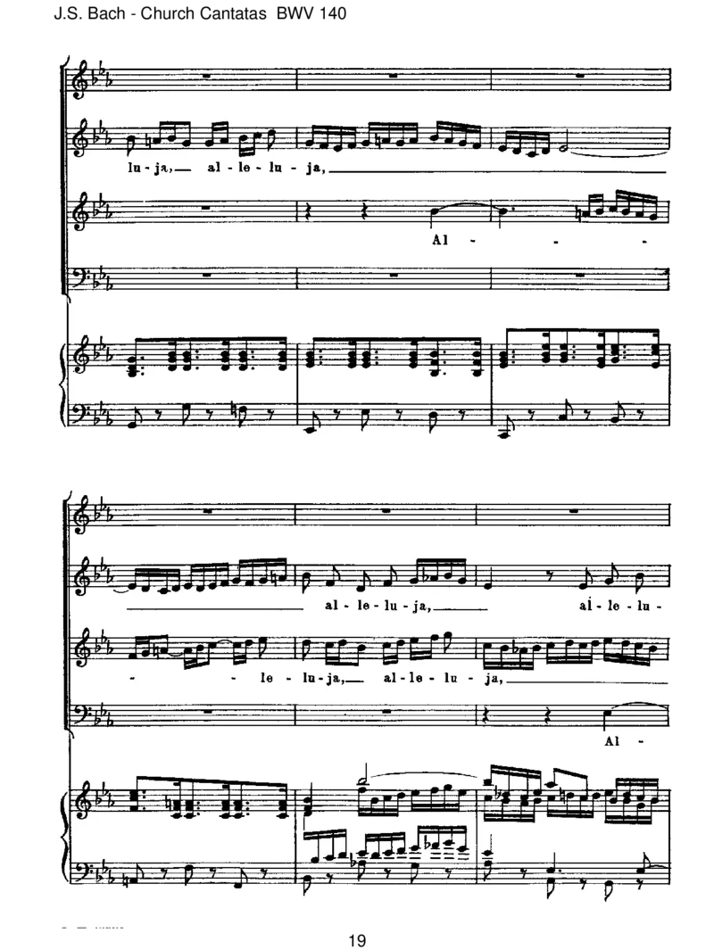 BWV140Wachetauf,ruftunsdieStimme_一万首著名钢琴曲谱哈农贝多芬合集视频教学电子版高清无水印可打印_1古典钢琴知名音乐家谱_巴赫钢琴谱全集_J.S巴赫作品全集