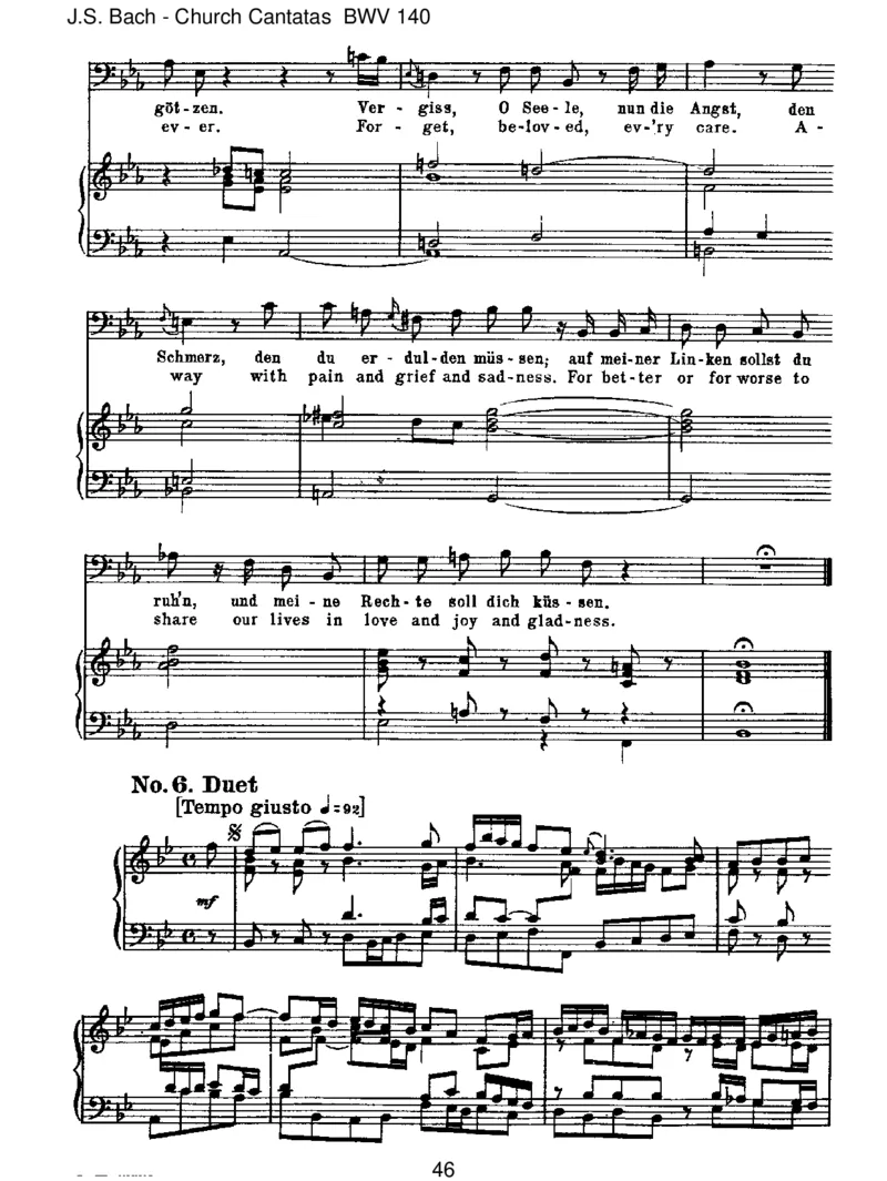 BWV140Wachetauf,ruftunsdieStimme_一万首著名钢琴曲谱哈农贝多芬合集视频教学电子版高清无水印可打印_1古典钢琴知名音乐家谱_巴赫钢琴谱全集_J.S巴赫作品全集