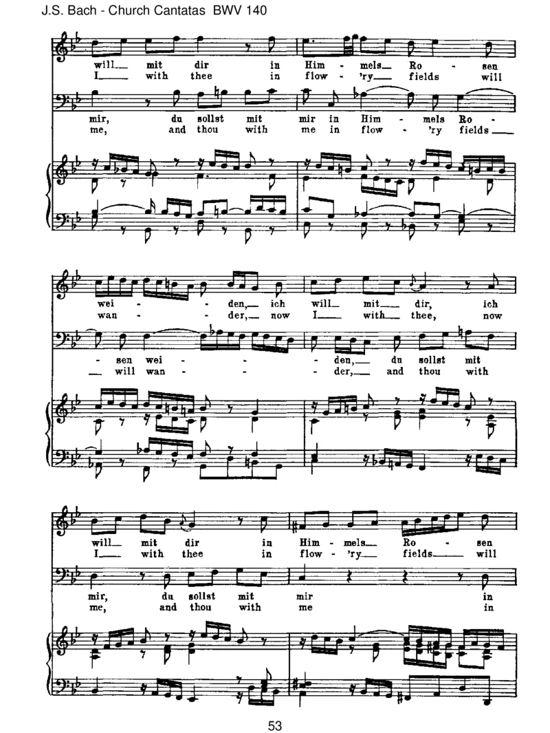 BWV140Wachetauf,ruftunsdieStimme_一万首著名钢琴曲谱哈农贝多芬合集视频教学电子版高清无水印可打印_1古典钢琴知名音乐家谱_巴赫钢琴谱全集_J.S巴赫作品全集