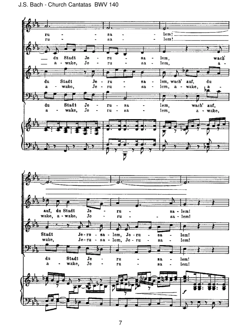 BWV140Wachetauf,ruftunsdieStimme_一万首著名钢琴曲谱哈农贝多芬合集视频教学电子版高清无水印可打印_1古典钢琴知名音乐家谱_巴赫钢琴谱全集_J.S巴赫作品全集