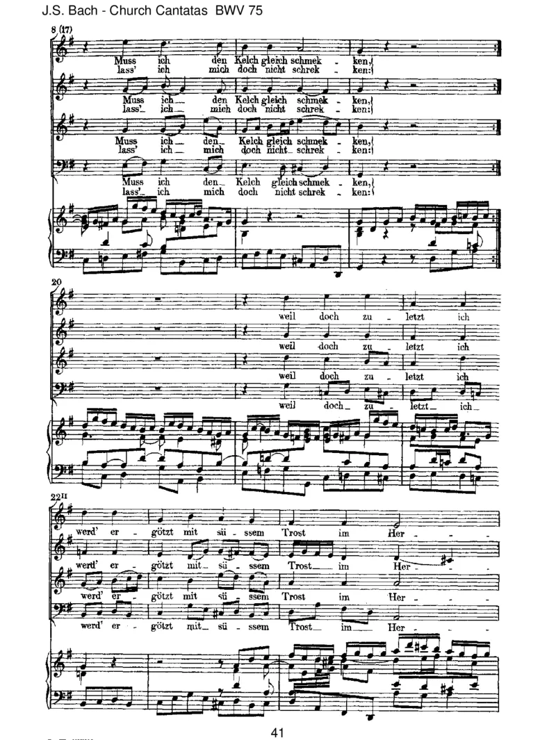 BWV75DieElendensollenessen_一万首著名钢琴曲谱哈农贝多芬合集视频教学电子版高清无水印可打印_1古典钢琴知名音乐家谱_巴赫钢琴谱全集_J.S巴赫作品全集_JohannSebastianBach(1685-1750)巴赫