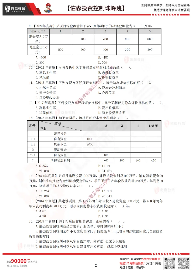 2月14日佑森投资控制珠峰班VIP作业_监理工程师_2025监理工程师_2025年监理工程师SVIP_2025年监理土建控制SVIP_02-基础精讲✿高端面授✿深度强化