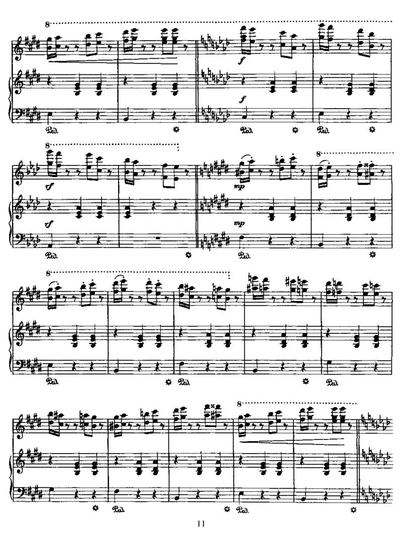 3ValsesOubliees_一万首著名钢琴曲谱哈农贝多芬合集视频教学电子版高清无水印可打印_1古典钢琴知名音乐家谱_李斯特钢琴谱全集_其他作品