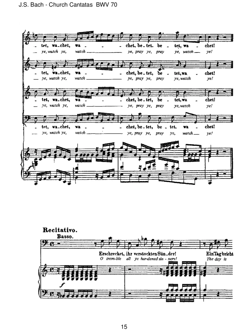 BWV70Wachet!betet!betet!wachet!_一万首著名钢琴曲谱哈农贝多芬合集视频教学电子版高清无水印可打印_1古典钢琴知名音乐家谱_巴赫钢琴谱全集_J.S巴赫作品全集_JohannSebastianBach(1685-1750)巴赫