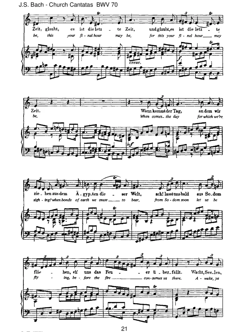 BWV70Wachet!betet!betet!wachet!_一万首著名钢琴曲谱哈农贝多芬合集视频教学电子版高清无水印可打印_1古典钢琴知名音乐家谱_巴赫钢琴谱全集_J.S巴赫作品全集_JohannSebastianBach(1685-1750)巴赫