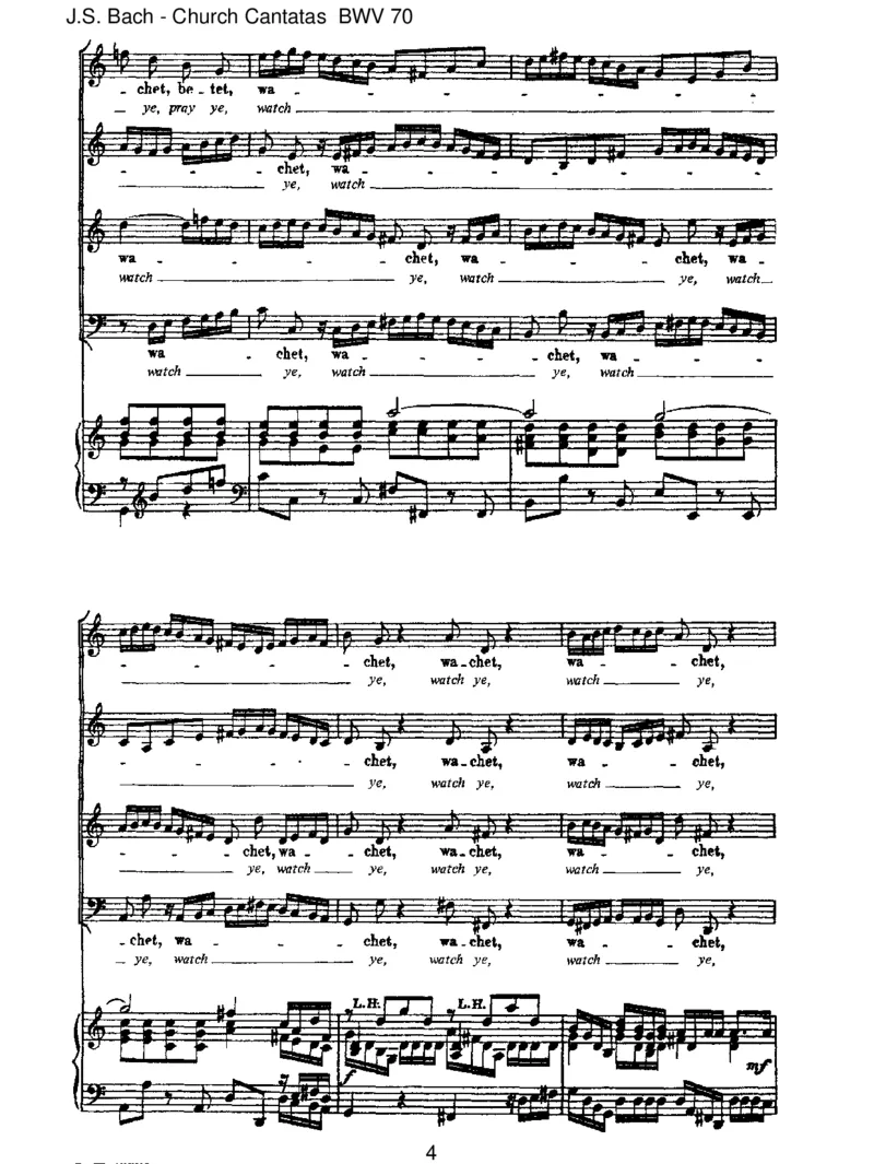 BWV70Wachet!betet!betet!wachet!_一万首著名钢琴曲谱哈农贝多芬合集视频教学电子版高清无水印可打印_1古典钢琴知名音乐家谱_巴赫钢琴谱全集_J.S巴赫作品全集_JohannSebastianBach(1685-1750)巴赫