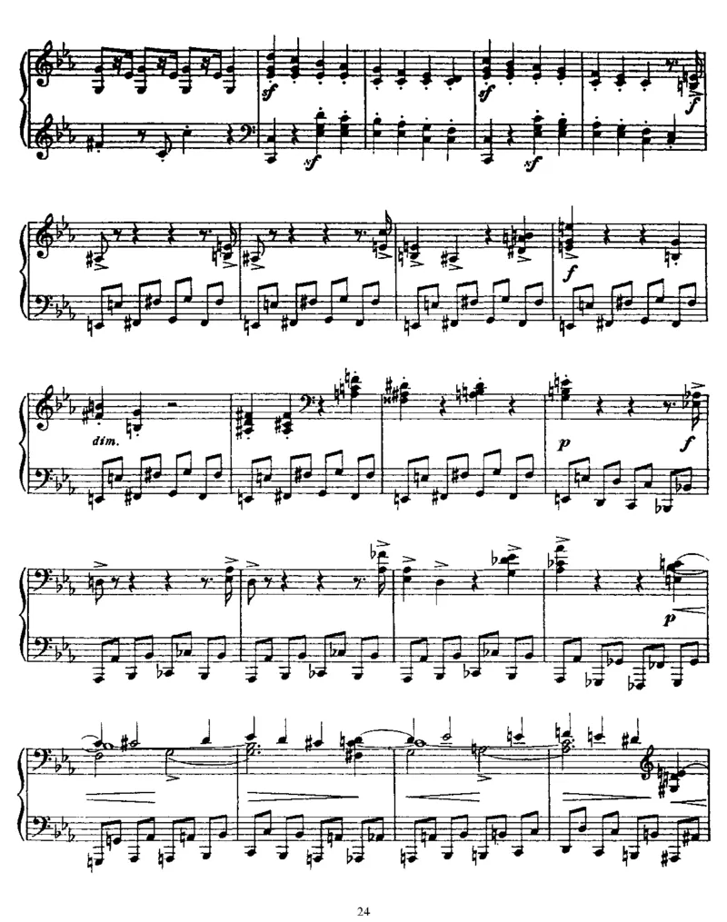 4Etudes,Op2_一万首著名钢琴曲谱哈农贝多芬合集视频教学电子版高清无水印可打印_1古典钢琴知名音乐家谱_普罗科菲耶夫钢琴谱全集