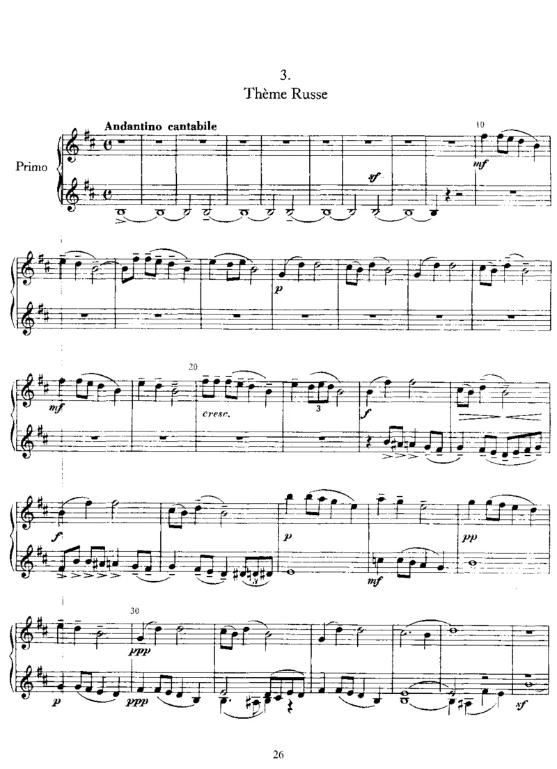 6Pieces,Op11(4Hands)_一万首著名钢琴曲谱哈农贝多芬合集视频教学电子版高清无水印可打印_1古典钢琴知名音乐家谱_拉赫玛尼诺夫钢琴谱全集